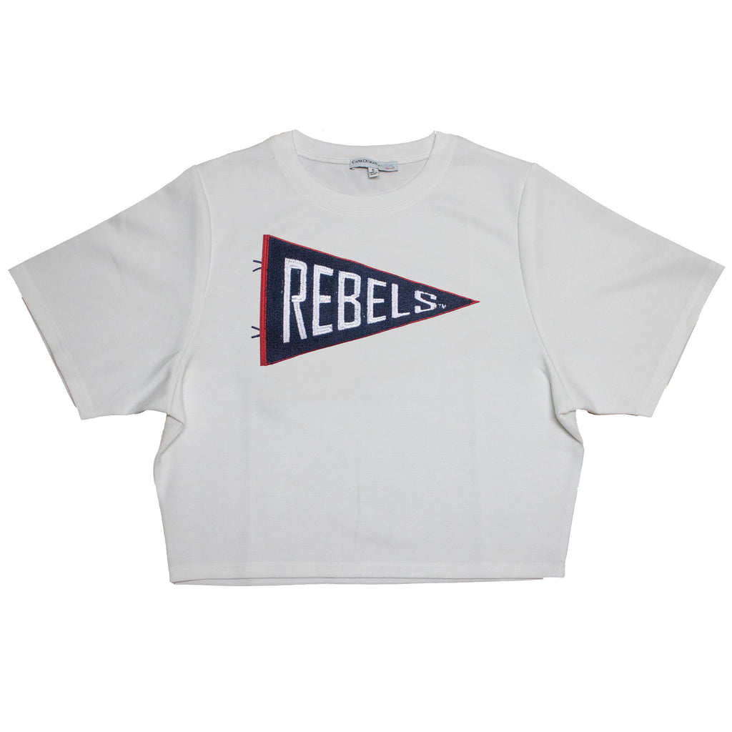 Chenille Pennant Short Sleeve - University Of Mississippi