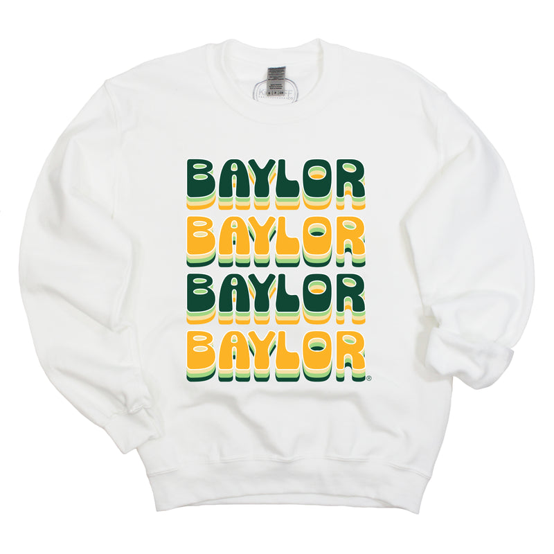 Retro Bowl Crewneck- Baylor University