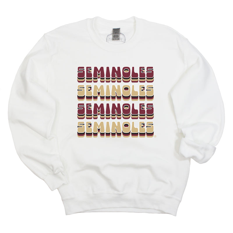 Retro Bowl Crewneck- Florida State University