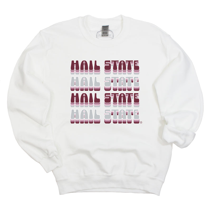 Retro Bowl Crewneck- Mississippi State University