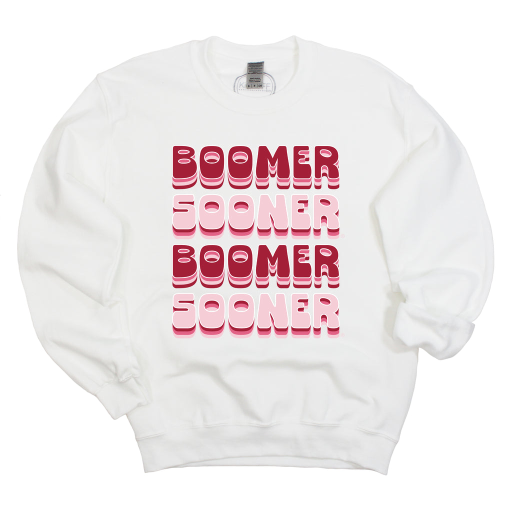 Retro Bowl Crewneck- University of Oklahoma