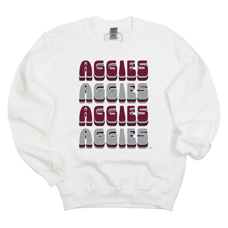 Retro Bowl Crewneck- Texas A&M