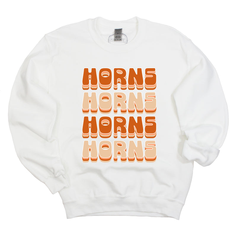 Retro Bowl Crewneck- University of Texas