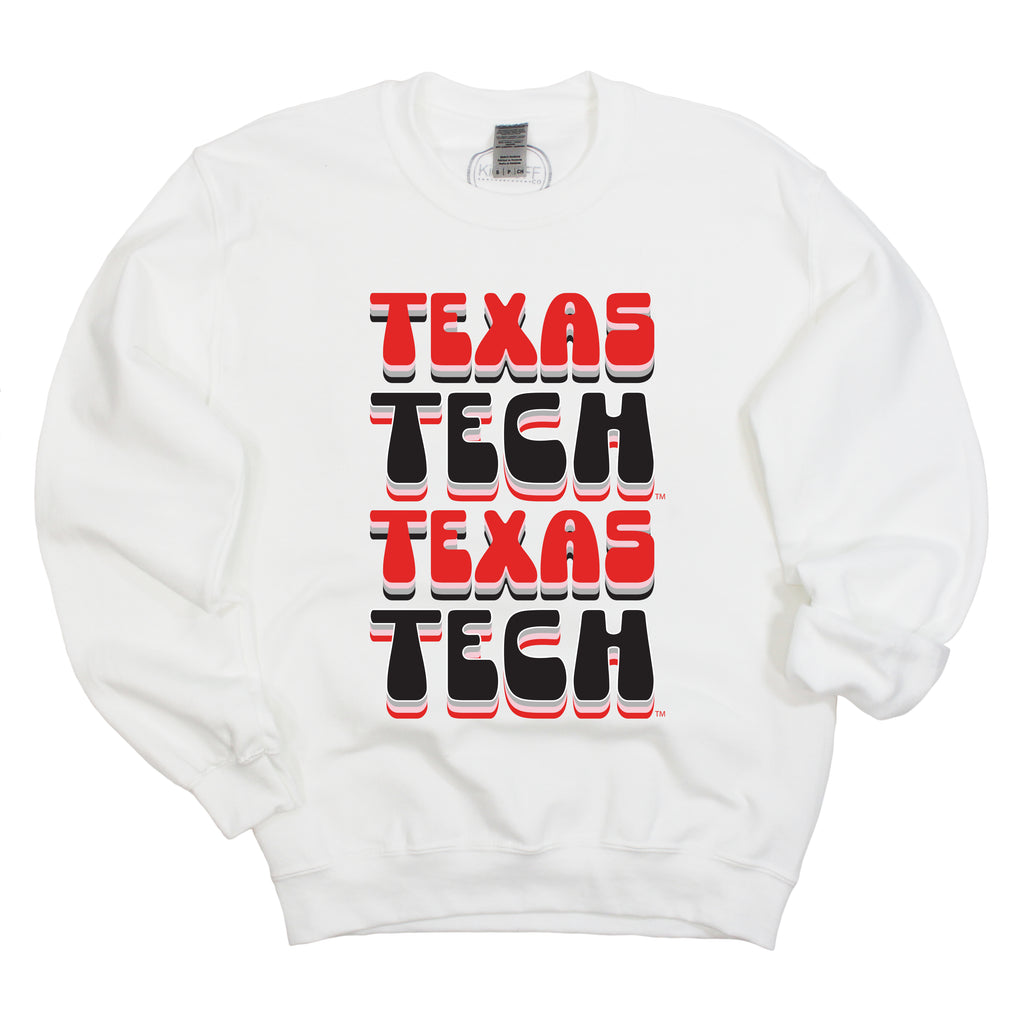 Retro Bowl Crewneck- Texas Tech University