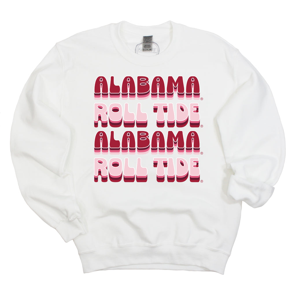 Retro Bowl Crewneck- University of Alabama