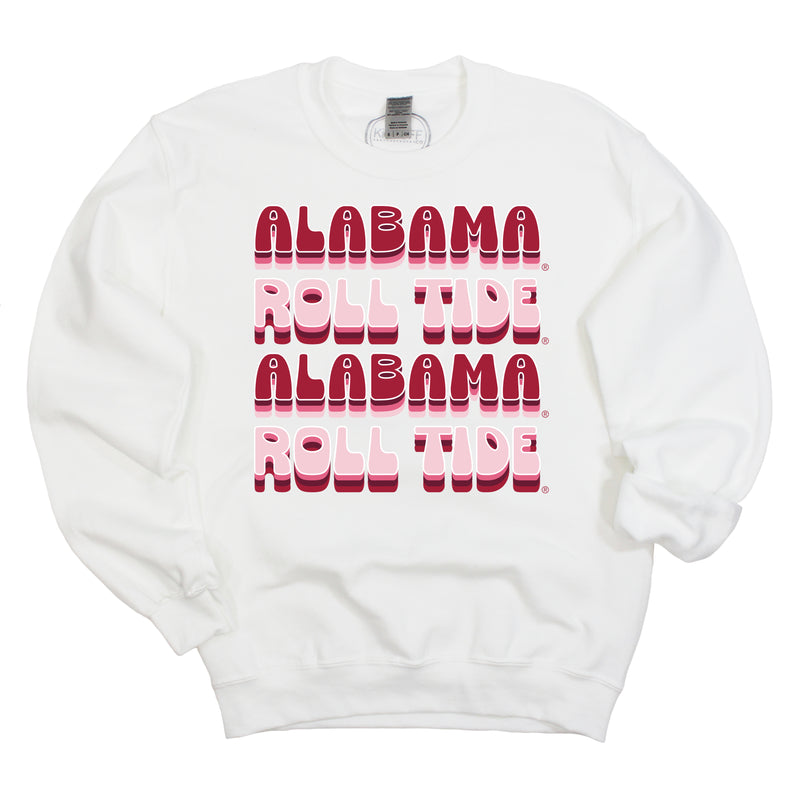 Retro Bowl Crewneck- University of Alabama