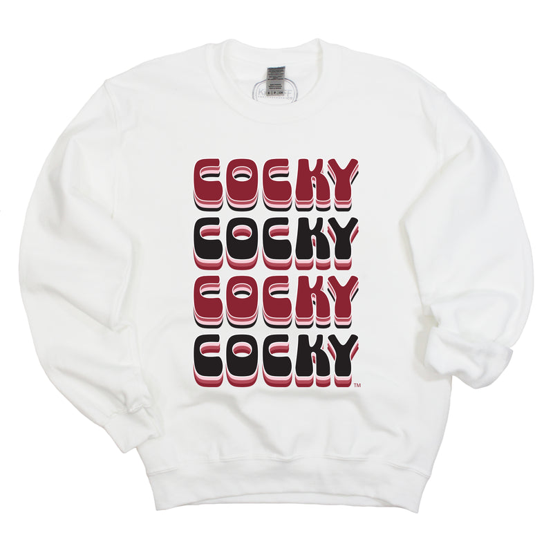 Retro Bowl Crewneck- University of South Carolina