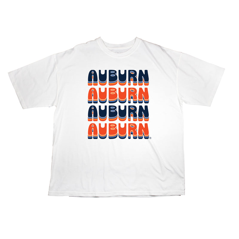 Retro Bowl Oversize tee- Auburn University