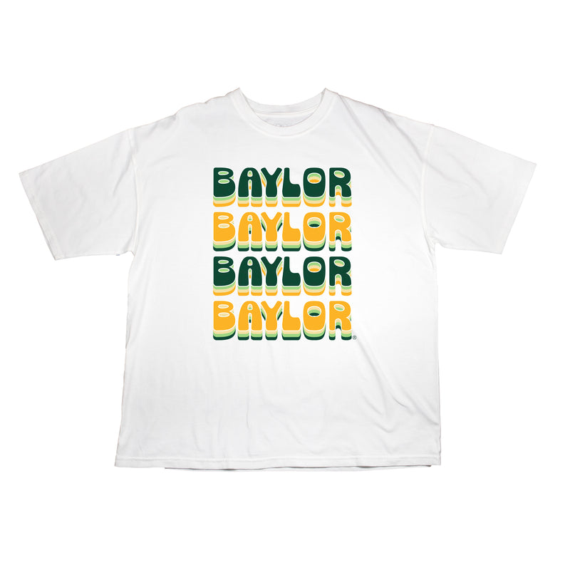 Retro Bowl Oversize Tee- Baylor University