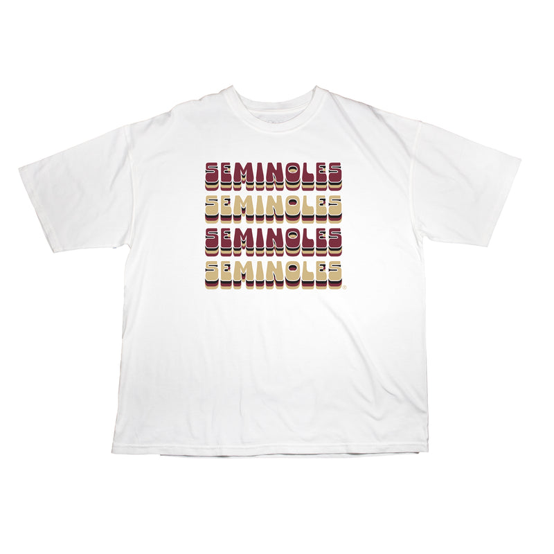 Retro Bowl Oversize Tee- Florida State University