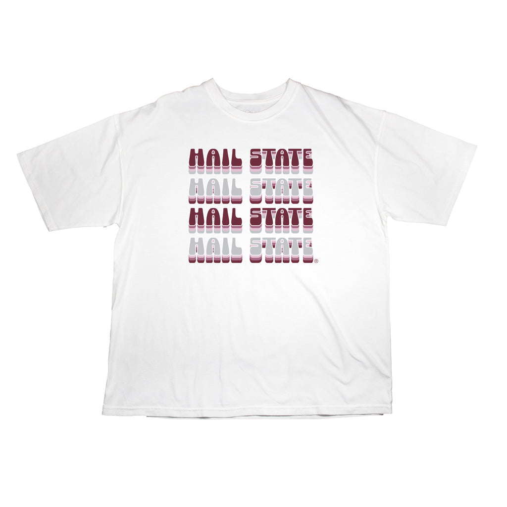 Retro Bowl Oversize Tee- Mississippi State University
