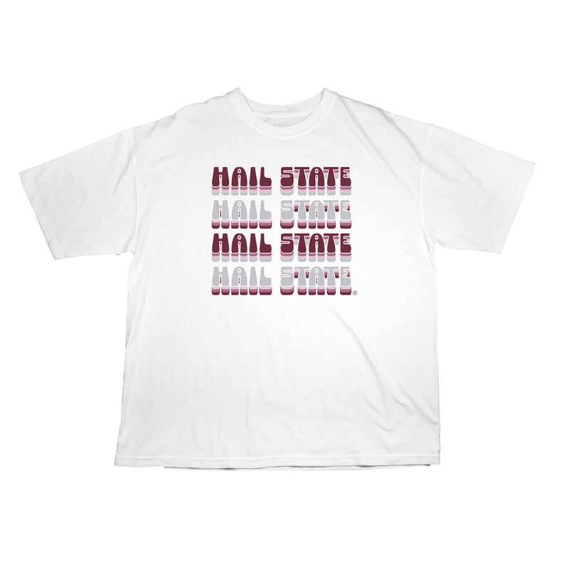 Retro Bowl Oversize Tee- Mississippi State University