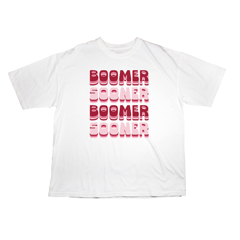 Retro Bowl Oversize Tee- University of Oklahoma