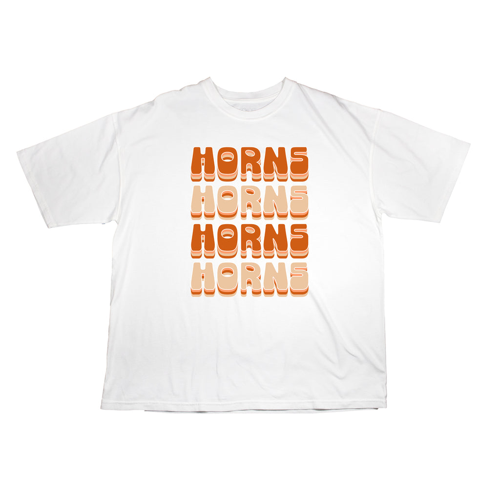Retro Bowl Oversize Tee- University of Texas