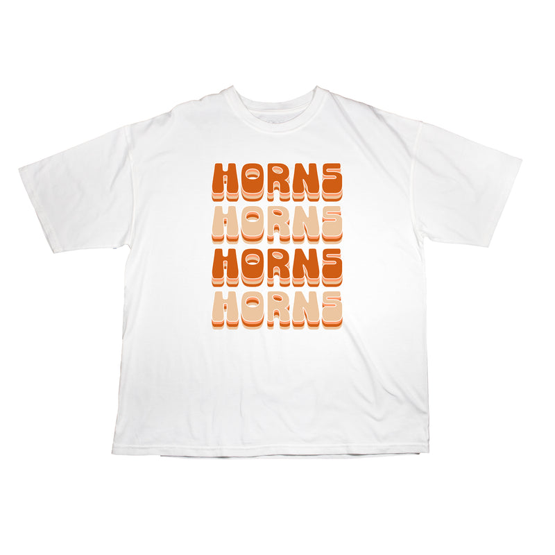 Retro Bowl Oversize Tee- University of Texas