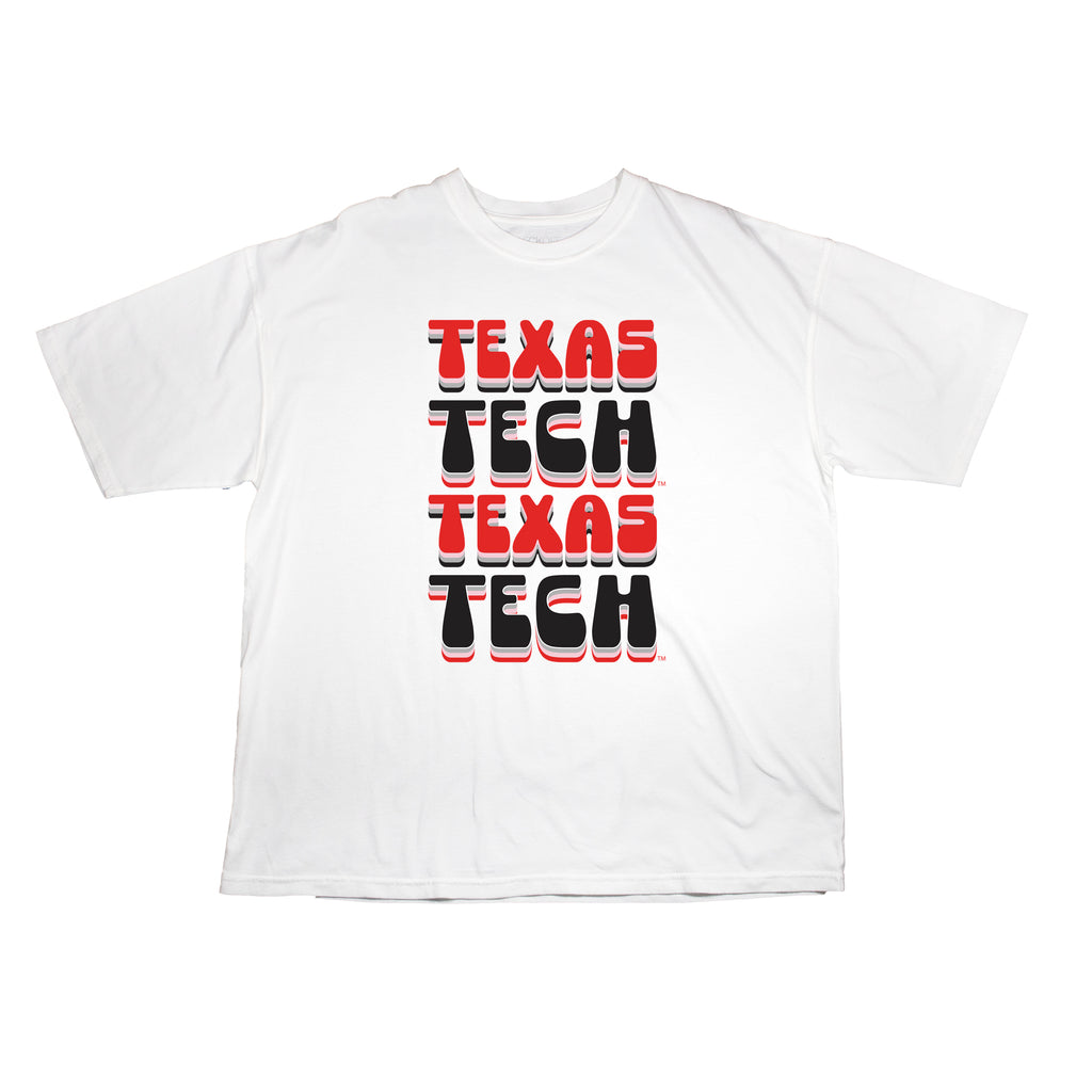 Retro Bowl Oversize Tee- Texas Tech University