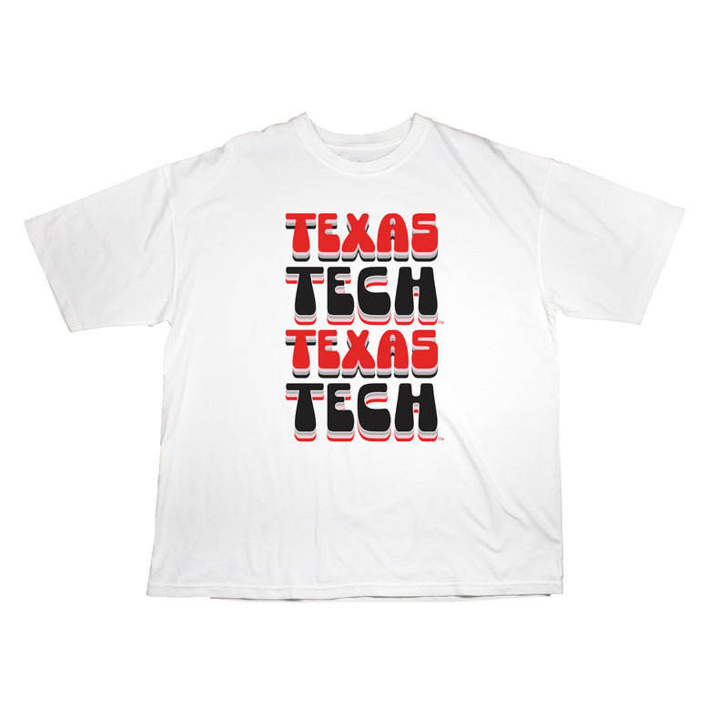 Retro Bowl Oversize Tee- Texas Tech University