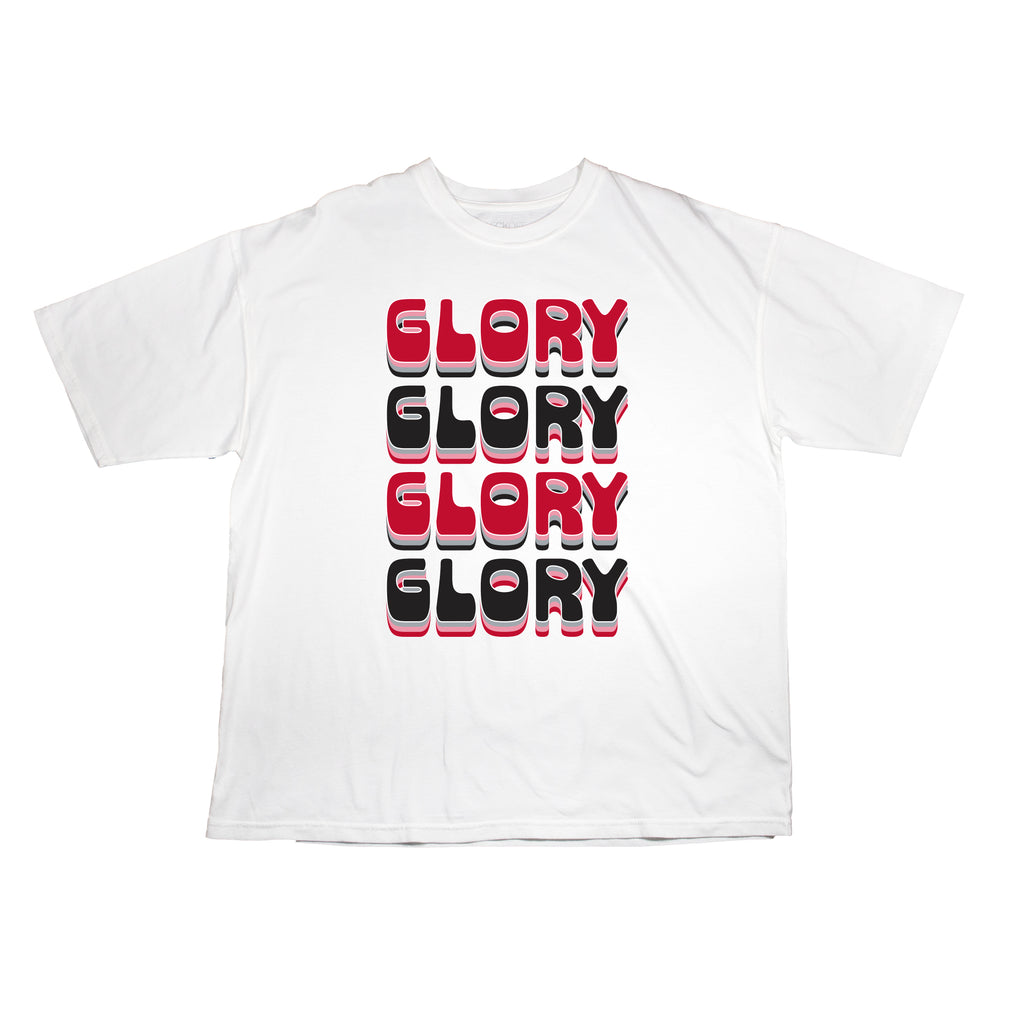 Retro Bowl Oversize Tee- University of Georgia