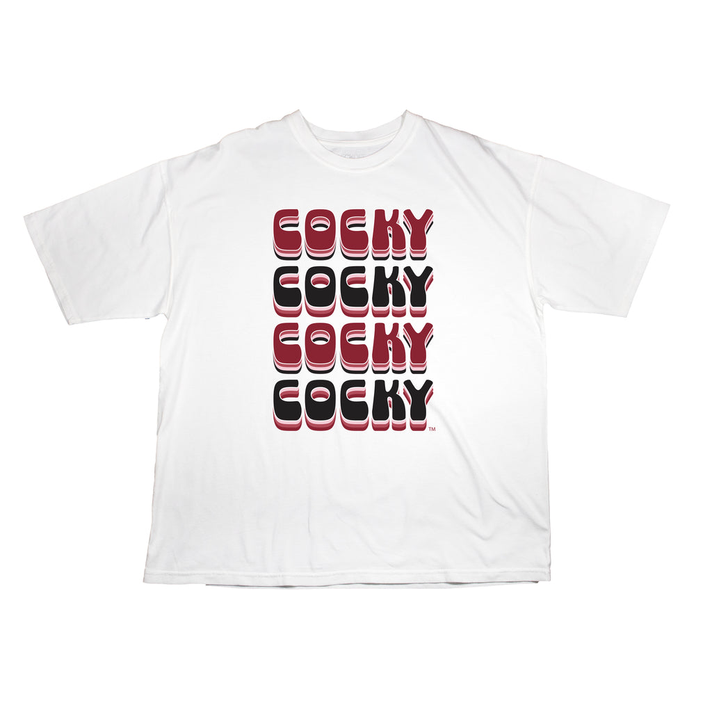 Retro Bowl Oversize Tee- University of South Carolina