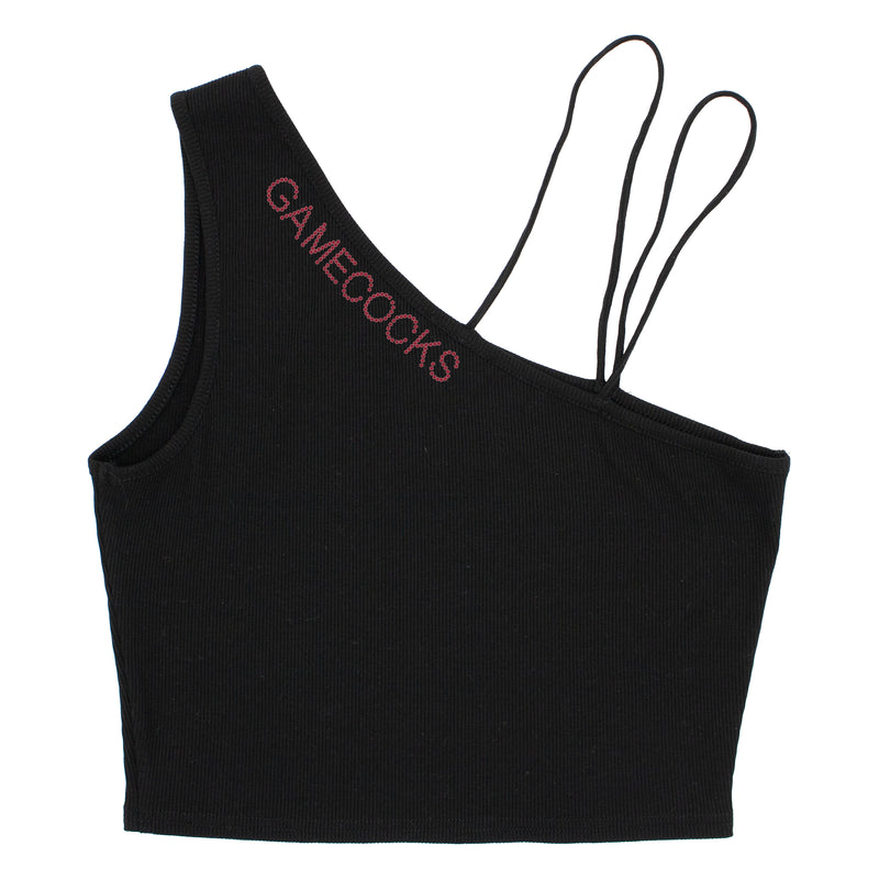 Rhinestone Team Crop Tank- University of South Carolina