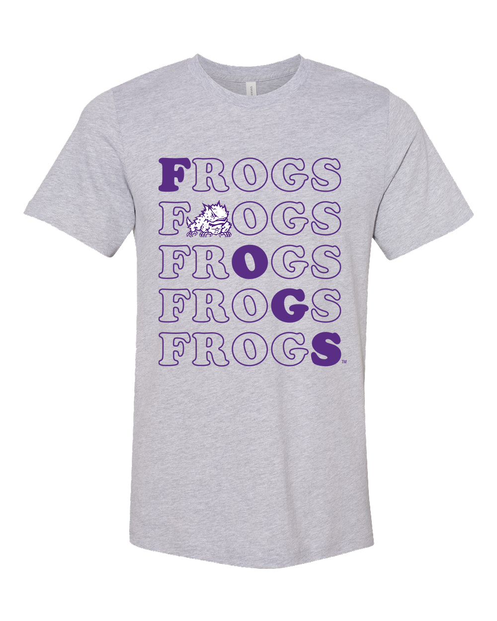 Stacked Tee- Texas Christian University