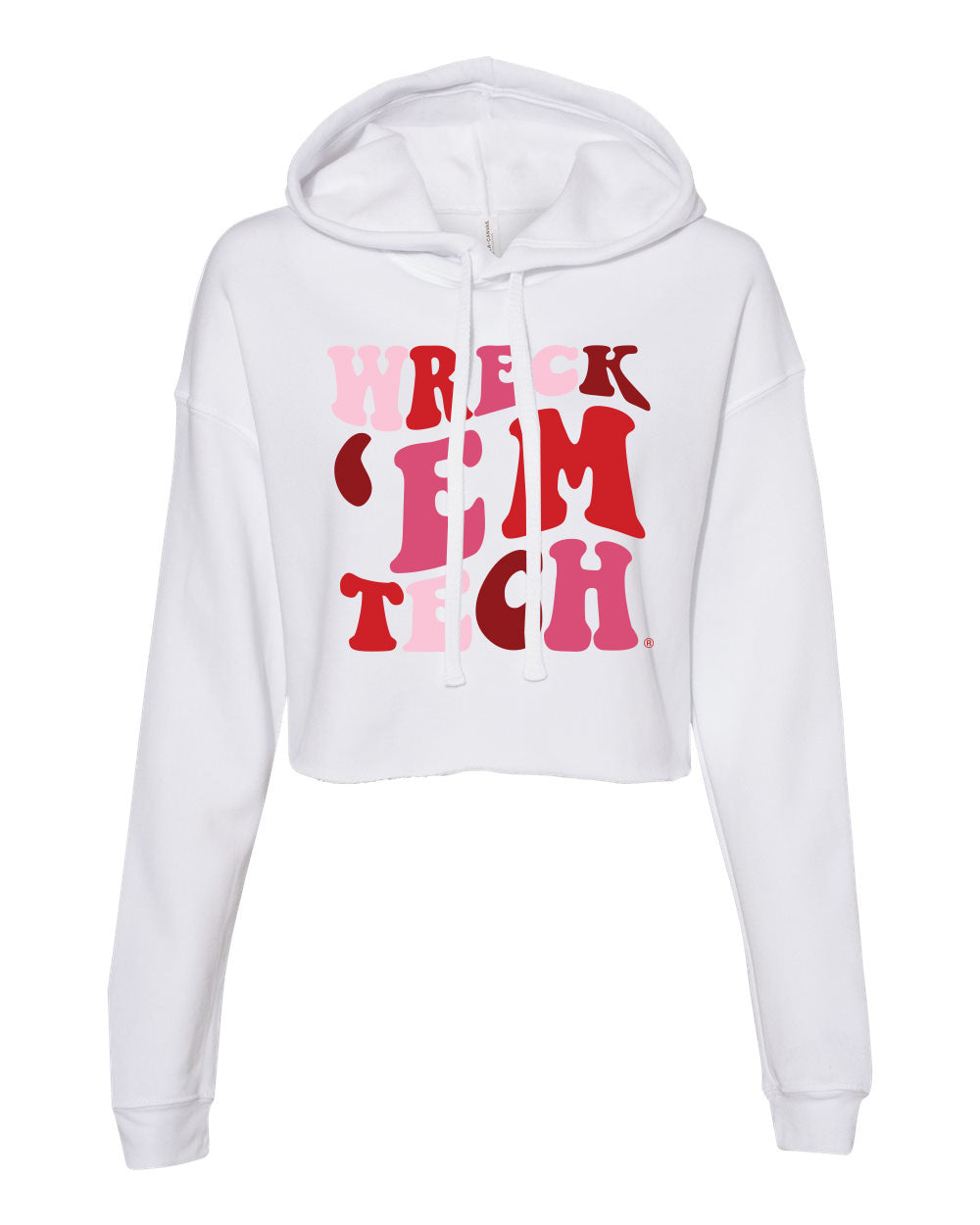 Groovy Crop Hoodie- Texas Tech University