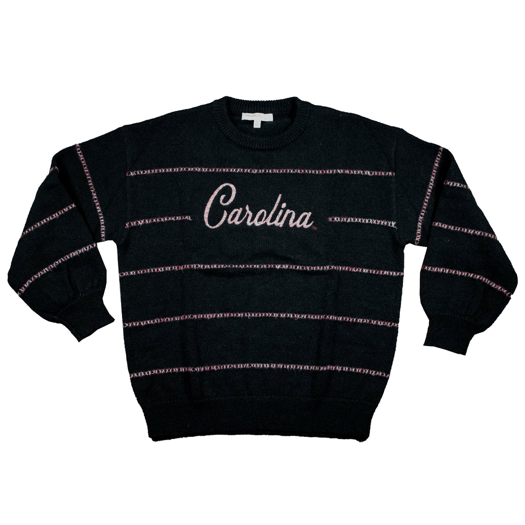 Threaded Script Sweater- University of South Carolina