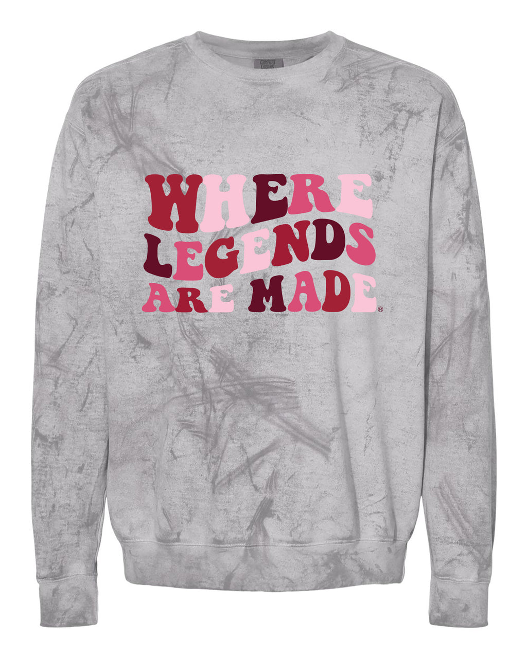 Groovy Washed Crew- University of Alabama