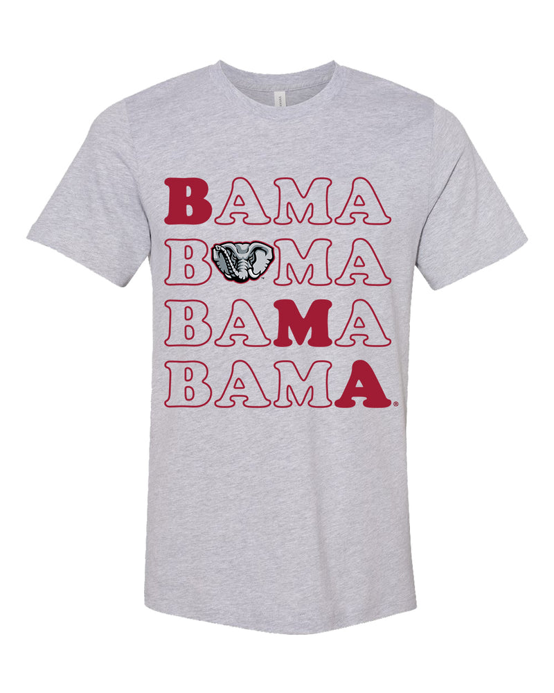 Stacked Tee- University of Alabama