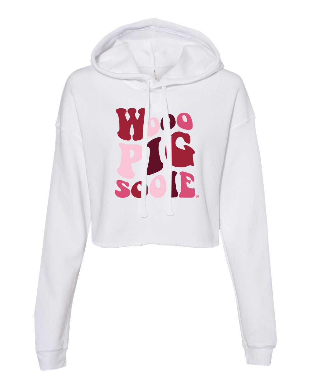 Groovy Crop Hoodie- University of Arkansas