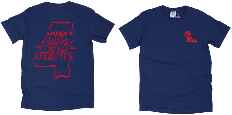 Pep Squad Tee- University of Mississippi